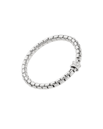 Eka 18K White Gold Flex'it Bracelet with a White Diamond