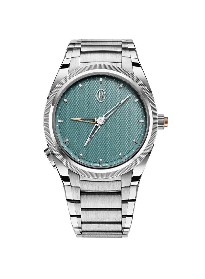 Parmigiani Fleurier Watches - TONDA PF GMT RATTRAPANTE STEEL PLATINUM VERZASCA | Manfredi Jewels