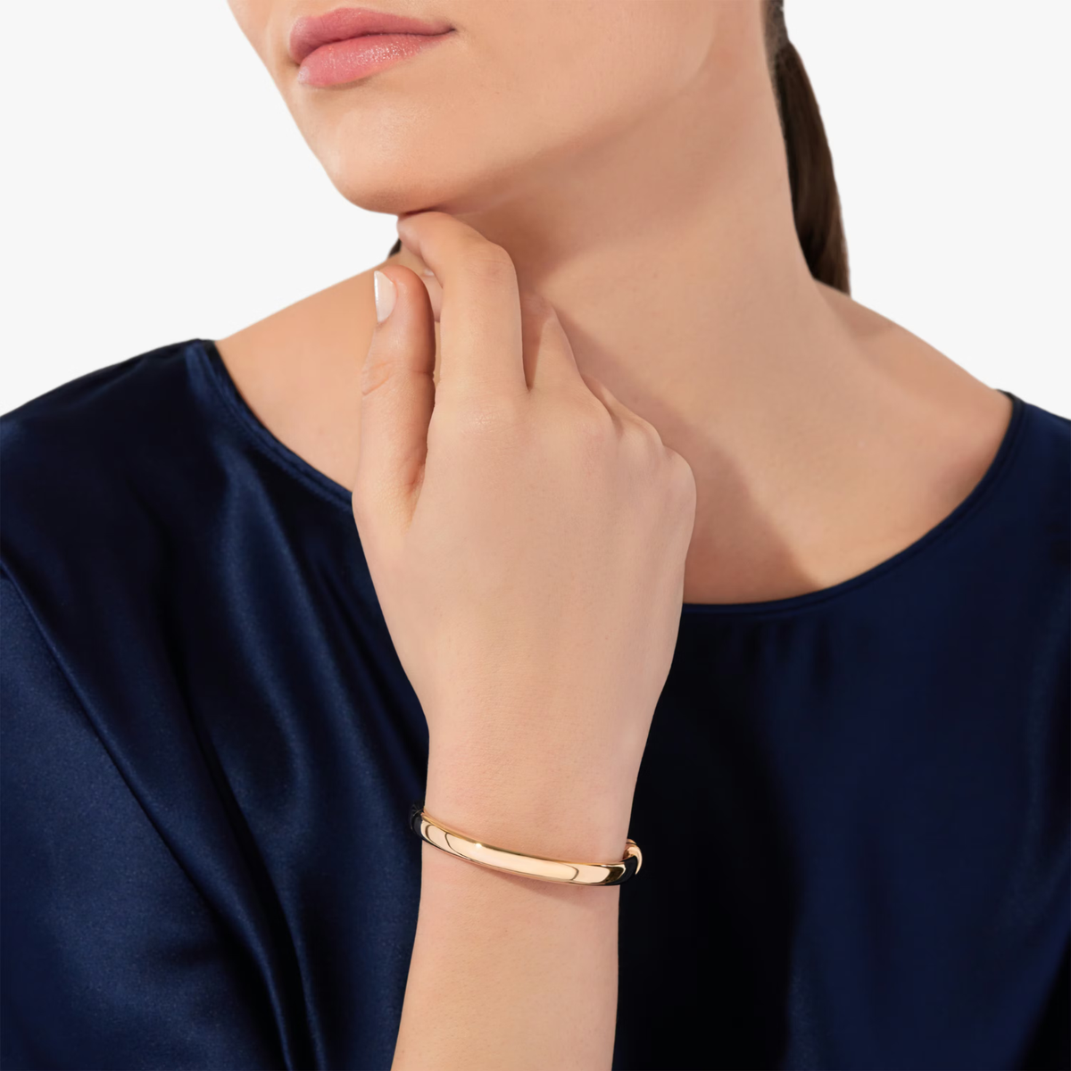 Pomellato Jewelry - Iconica 18K Rose Gold Bangle Bracelet | Manfredi Jewels