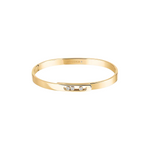 18K Yellow Gold Move Noa Diamond Bangle