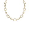 Groove 18K Yellow Gold Groove Diamond Necklace
