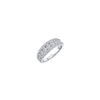 14K White Gold & Diamond Channel Set Band Ring