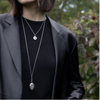 Two-Tone Four Image Pinstripe Locket
