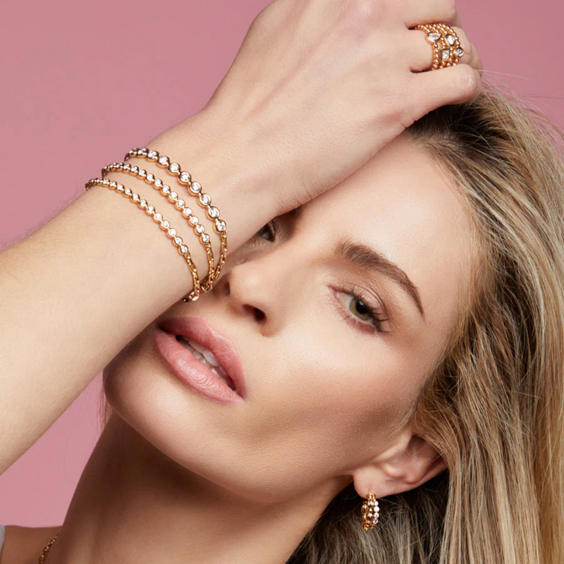 Moonlight 18K Yellow Gold & Diamond Bracelet