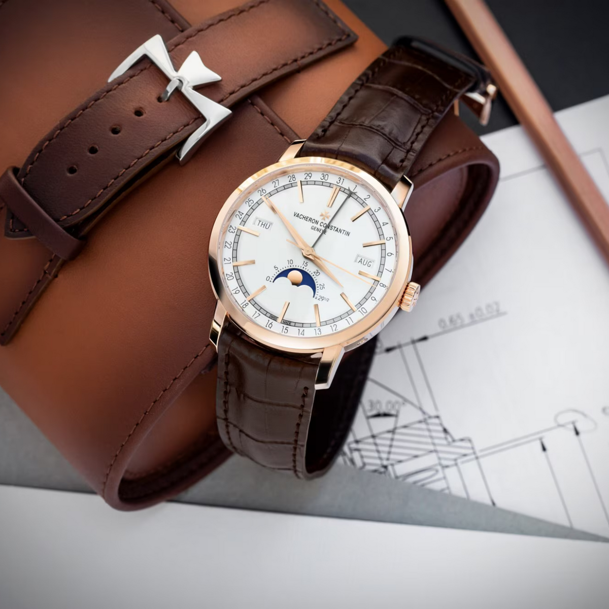 Vacheron Constantin Watches - TRADITIONNELLE COMPLETE CALENDAR | Manfredi Jewels