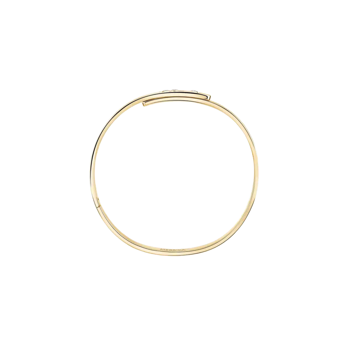 Messika Jewelry - 18K Yellow Gold Move Noa Diamond Bangle | Manfredi Jewels