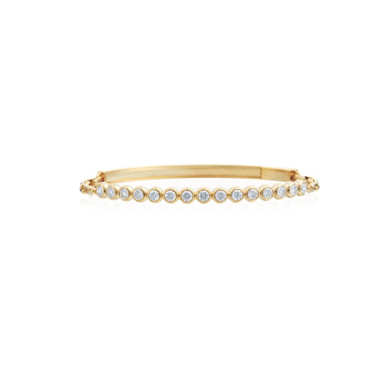 Moonlight 18K Yellow Gold Stiletto Diamond Bracelet