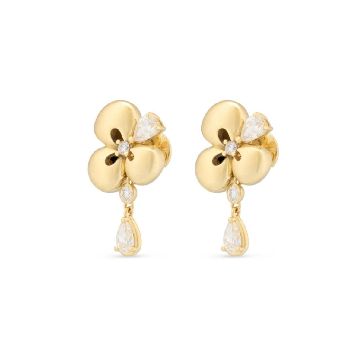 Miseno Jewelry - Ischia 18K Yellow Gold Diamond Drop Earrings | Manfredi Jewels