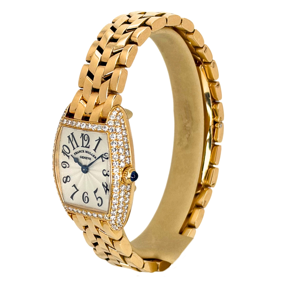 Cintrée Curvex 18K Yellow Gold Diamond Bezel