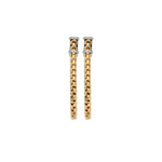 18K Yellow Gold & Diamond Flex'it Earrings