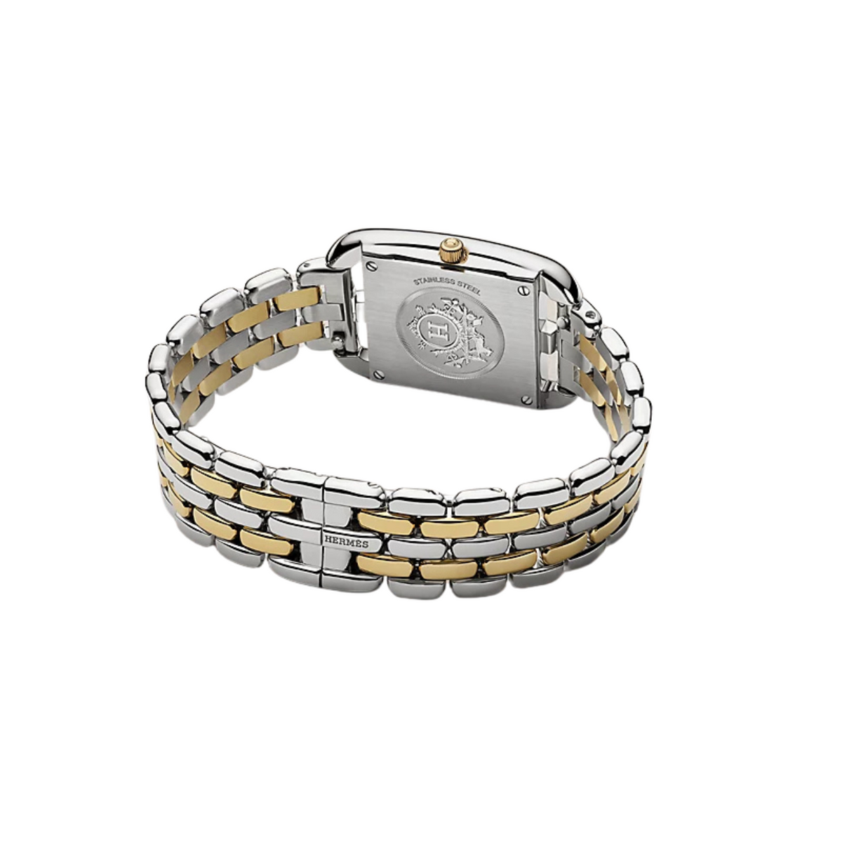 Hermès Watches - CAPE COD - OPALINE SILVERED DIAL SMALL WATCH | Manfredi Jewels