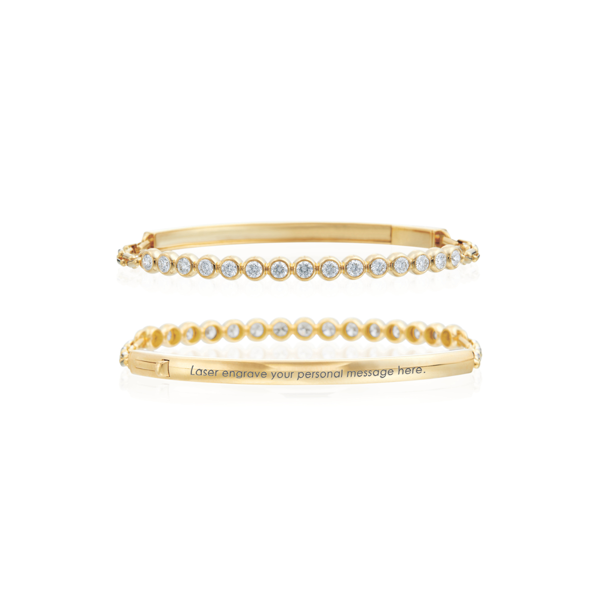 Moonlight 18K Yellow Gold Stiletto Diamond Bracelet