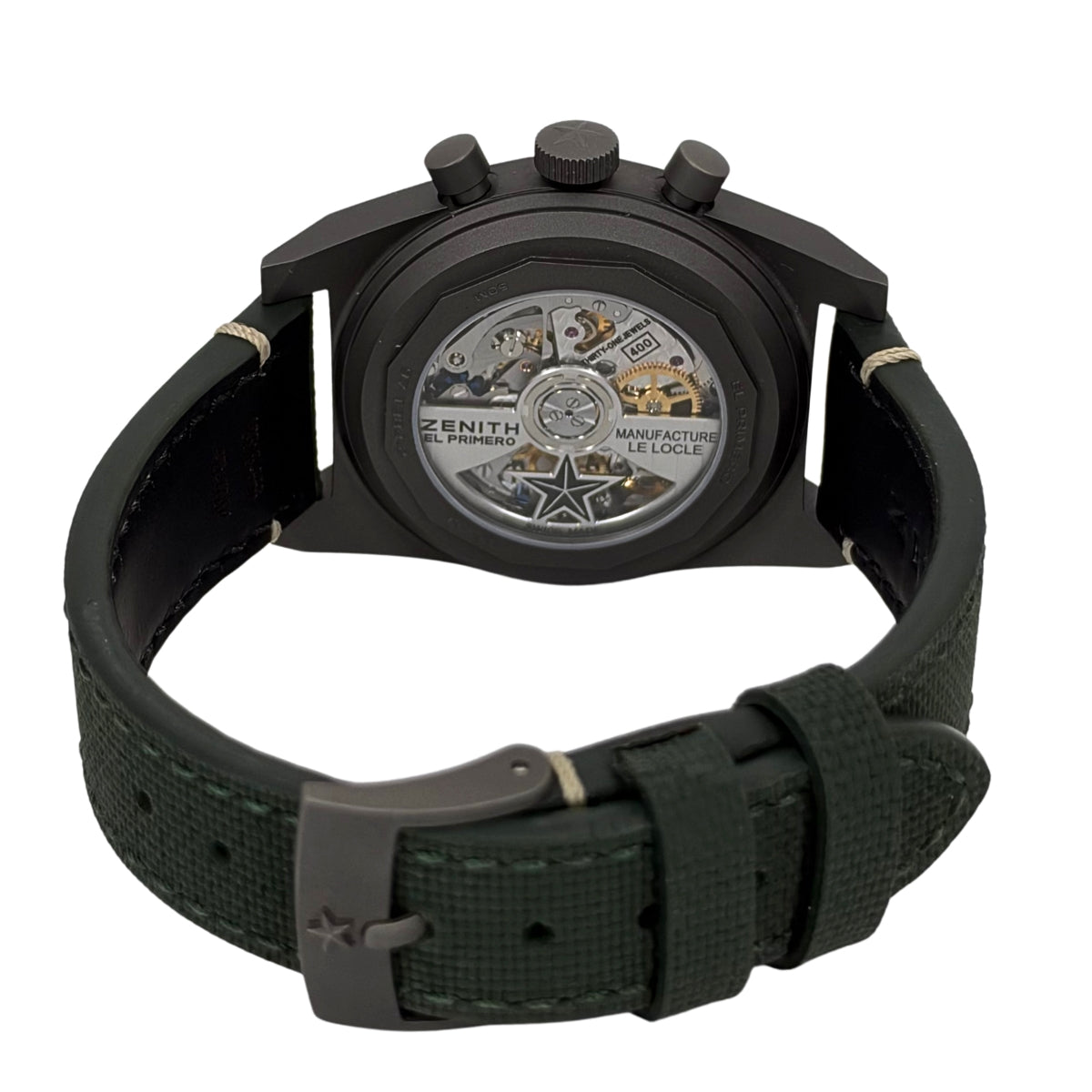 Chronomaster Revival Safari 37mm Titanium Green Dial