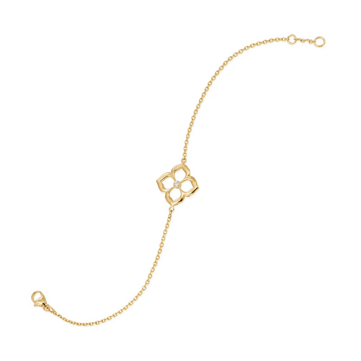 Gumuchian - 18K Yellow Gold & Diamond ’Lotus Fleur’ Bracelet | Manfredi Jewels