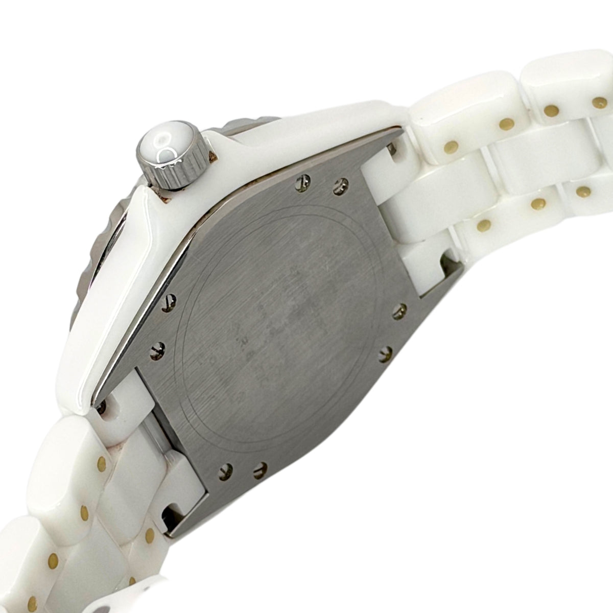 J12 38mm White Ceramic Diamond-Set Bezel Automatic