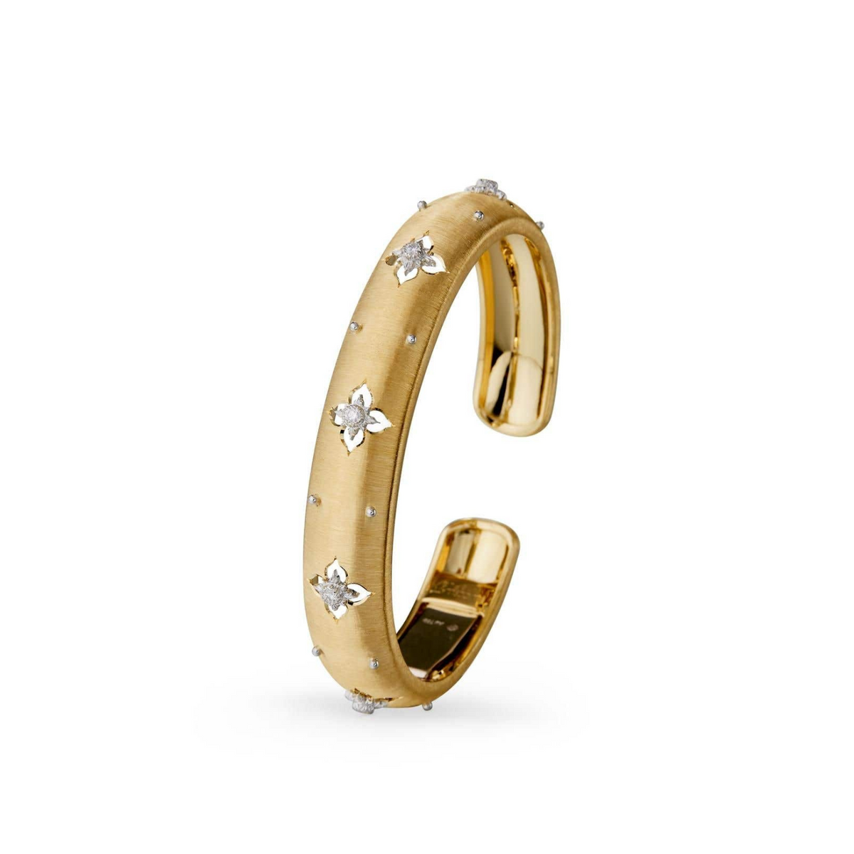 Buccellati Jewelry - Macri Giglio 18K Yellow Gold Diamond Bracelet | Manfredi Jewels