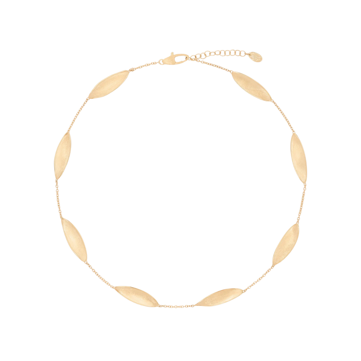 Marco Bicego Jewelry - Lunaria 18K Yellow Gold Station Short Necklace | Manfredi Jewels