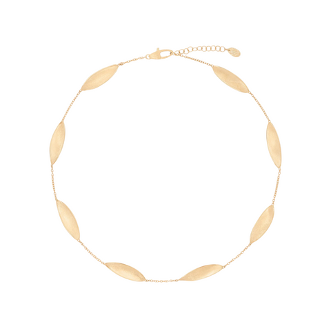 Lunaria 18K Yellow Gold Station Short Necklace