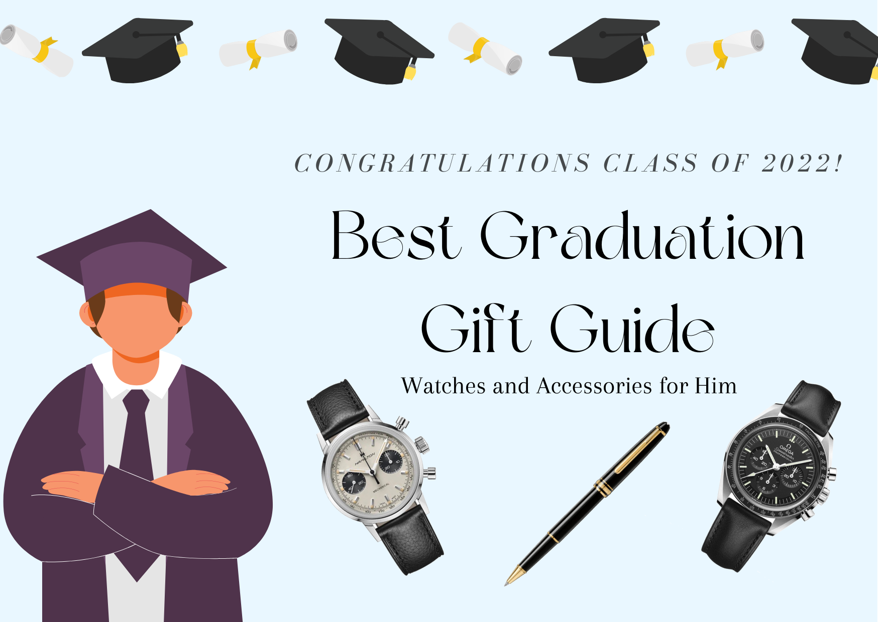 Best Graduation Gift Guide - Watches and Accessories for Him