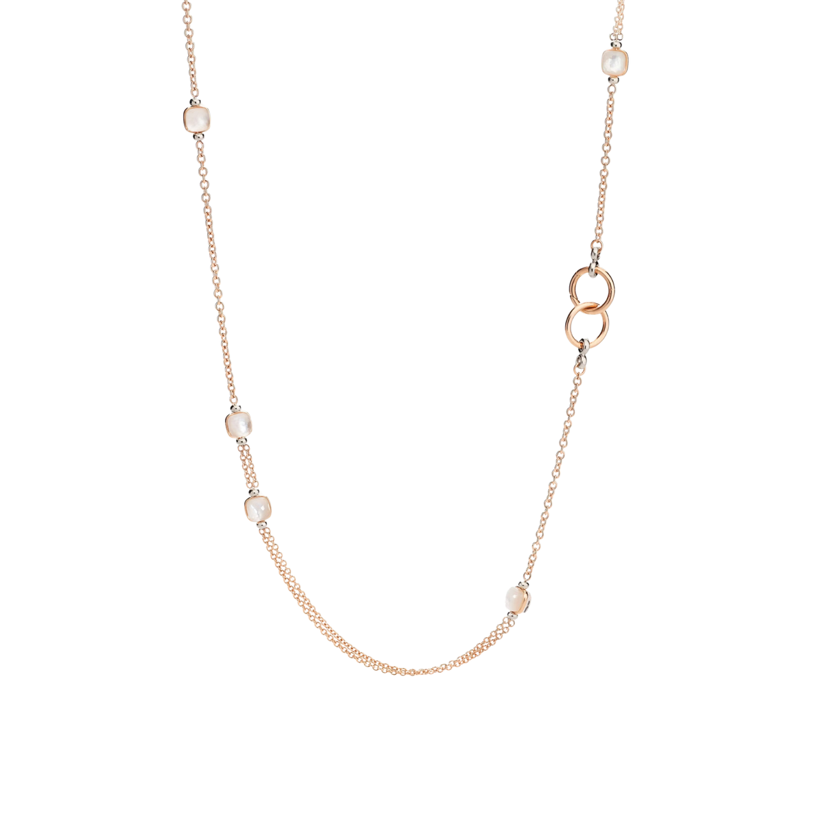 Pomellato Jewelry - Nudo 18K Rose Gold & Mother of Pearl Necklace | Manfredi Jewels