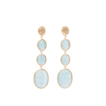 Siviglia 18K Yellow Gold Aquamarine Four Drop Earrings