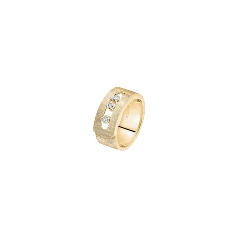 18K Yellow Gold Move Noa Ciselé Ring