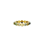 Celestial 18K Yellow Gold Limited Edition Tourmaline Cabochon Bead Ring