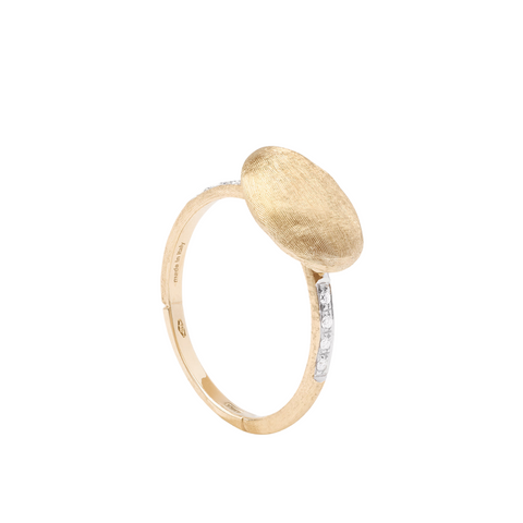 Siviglia Grande 18K Yellow Gold & Diamond East West Ring