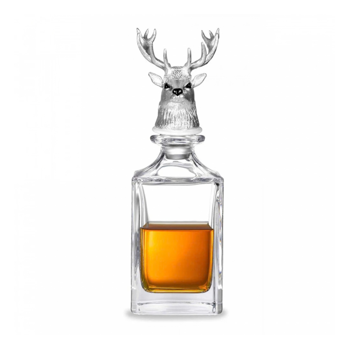 Stag Head Crystal Decanter