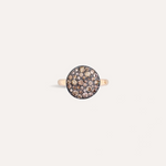 Sabbia 18K Rose Gold Brown Diamond Pavé Ring