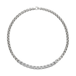 Eka 18K White Gold Diamond Mialuce Long Chain Necklace