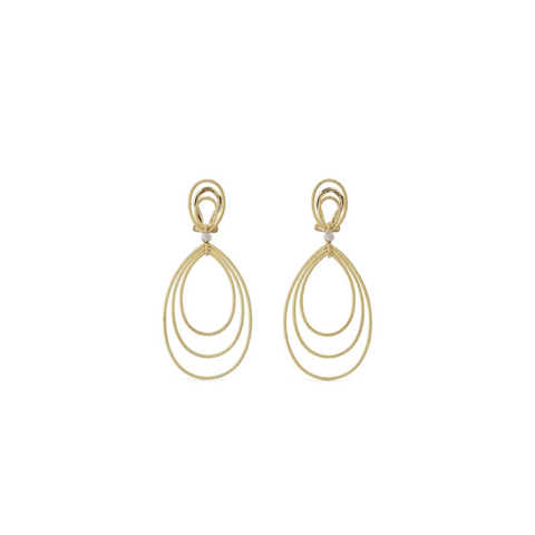 Hawaii 18K Yellow Gold Earrings