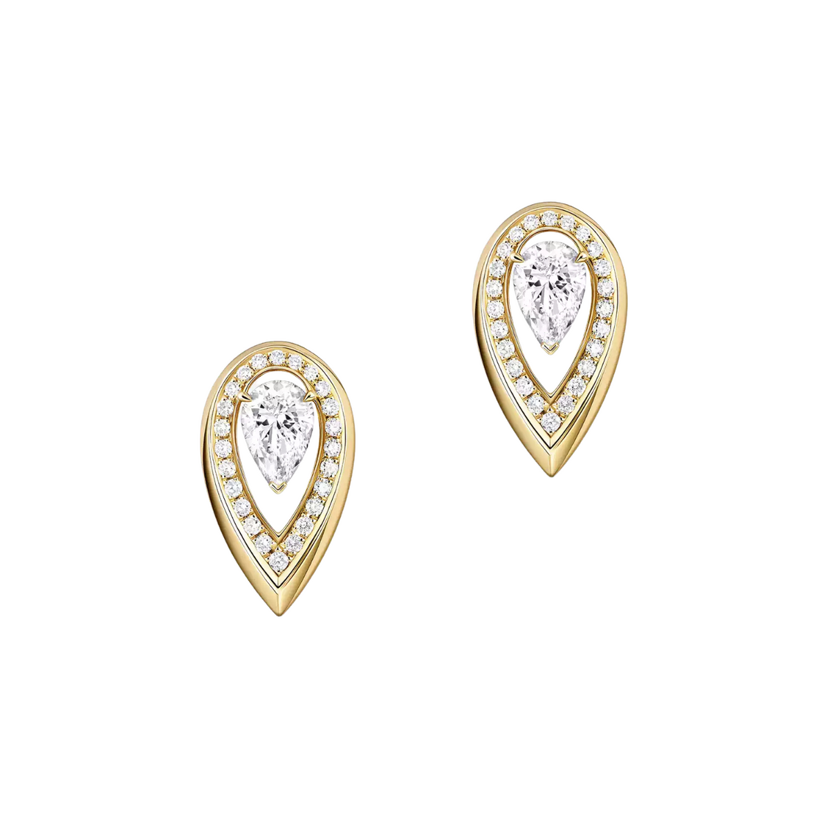 Messika Jewelry - Fiery 18K Yellow Gold & Diamond Earrings | Manfredi Jewels