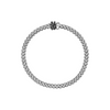 Solo 18K White Gold Pavè Black Diamond Flex’it Bracelet