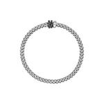 Solo 18K White Gold Pavè Black Diamond Flex’it Bracelet