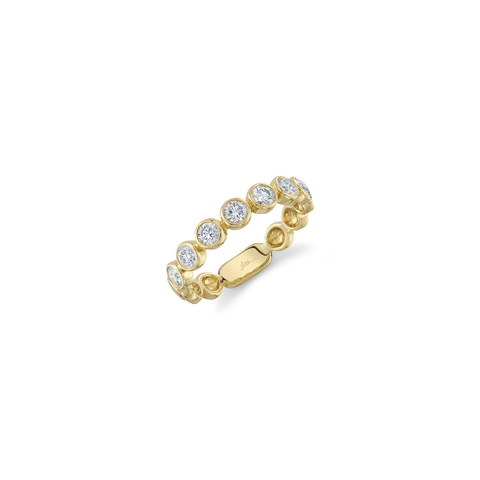 Bailey 14K Yellow Gold Diamond Bezel Set Ring (0.60ctw)