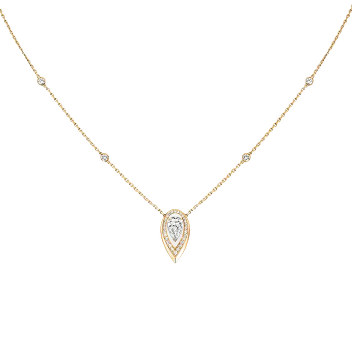 Messika Jewelry - 18K Yellow Gold & Diamond Fiery Necklace | Manfredi Jewels