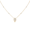18K Yellow Gold & Diamond Fiery Necklace