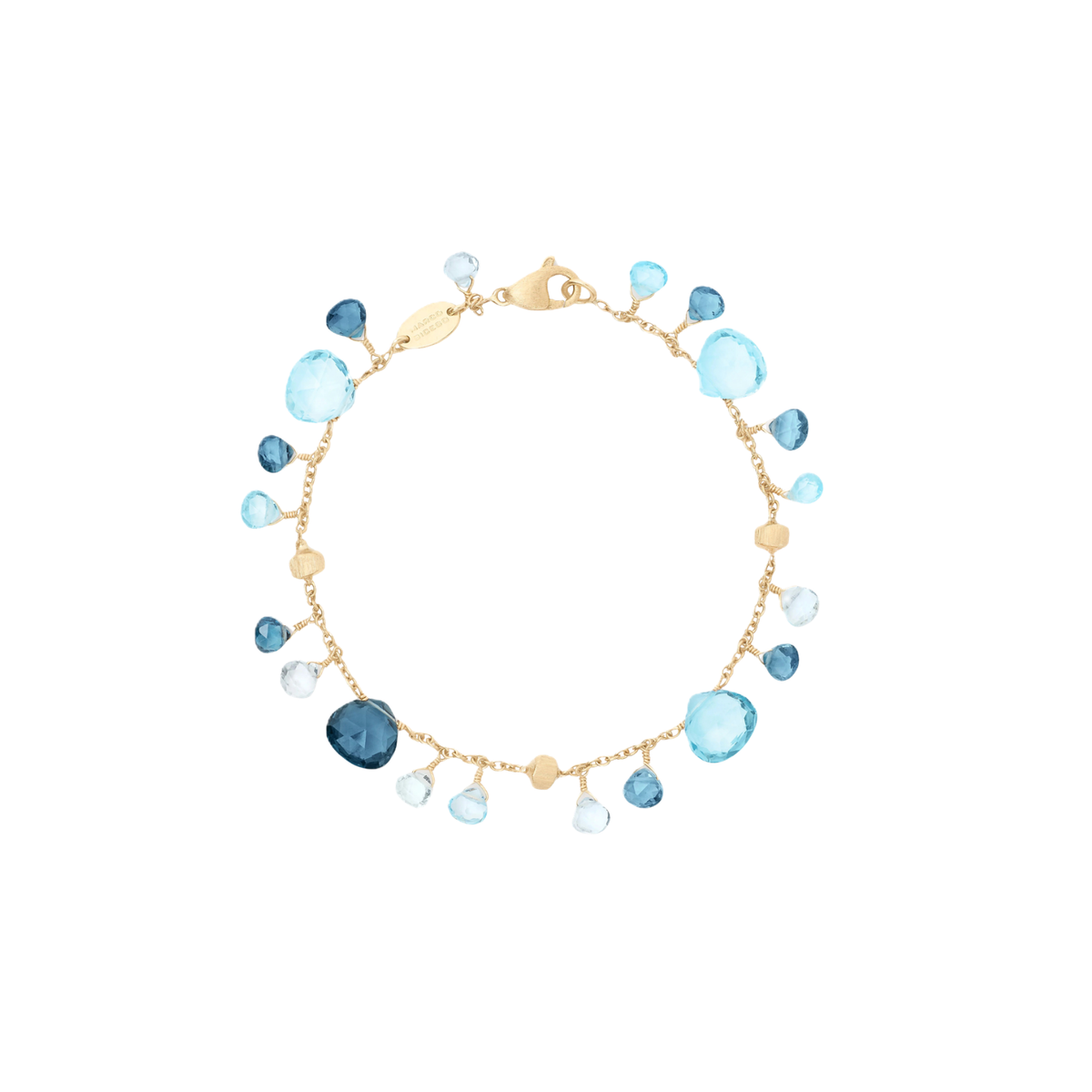 Paradise 18K Yellow Gold Blue Topaz Bracelet