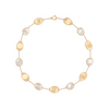 Lunaria 18K Yellow Gold White Mother of Pearl Short Necklace