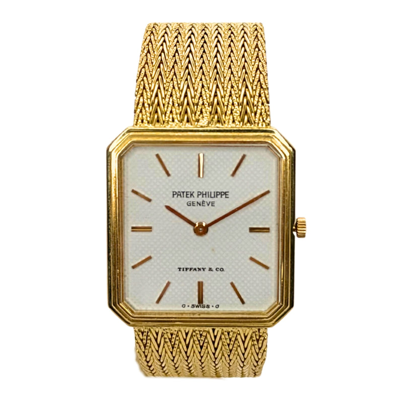 Octagonal Yellow Gold Tiffany & Co. Dial Manual Wind
