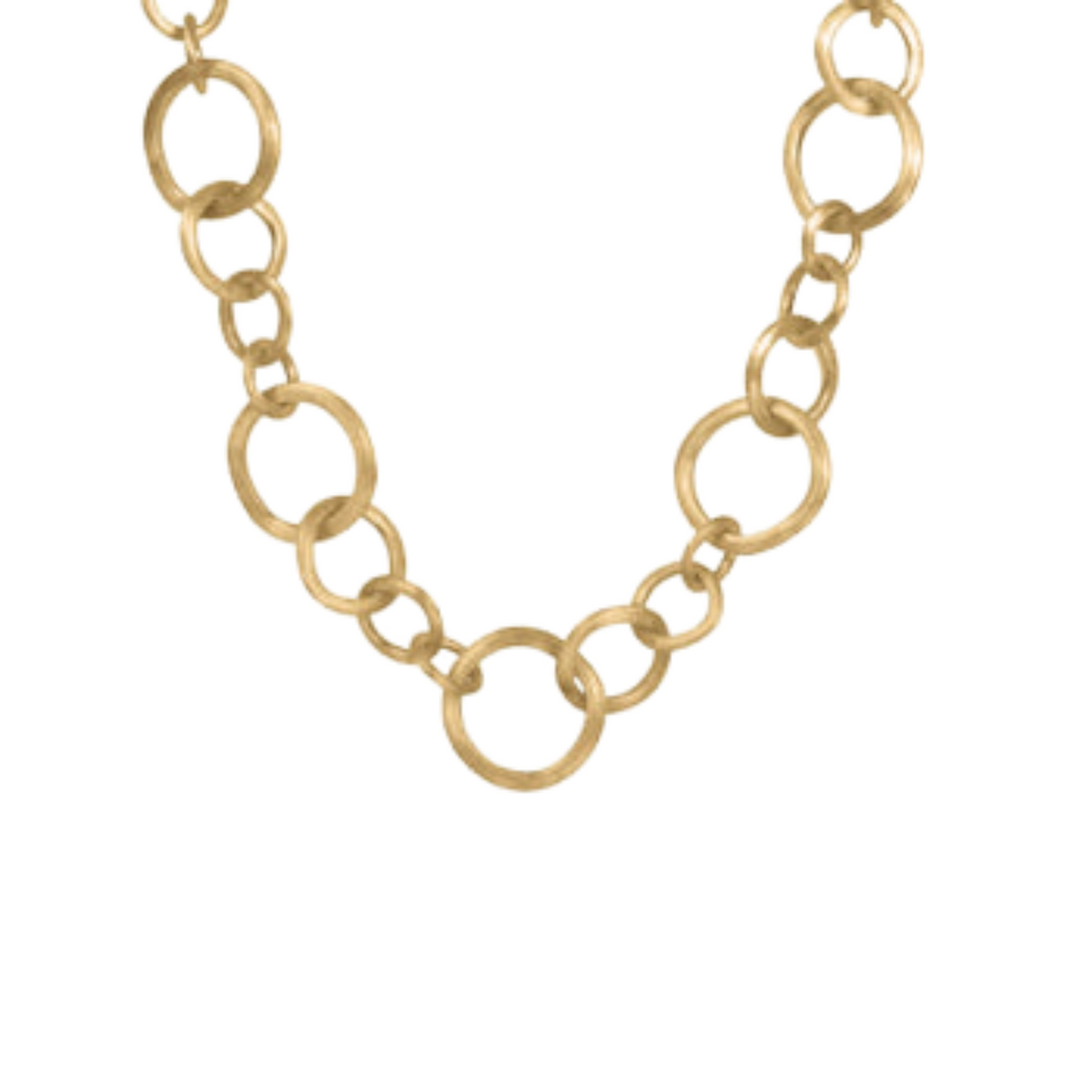 Marco Bicego Jewelry - Jaipur 18K Yellow Gold Medium Gauge Link Necklace | Manfredi Jewels