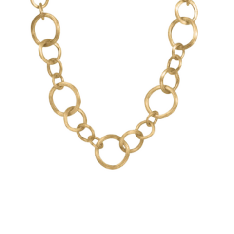 Jaipur 18K Yellow Gold Medium Gauge Link Necklace