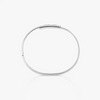 18K White Gold Diamond Move Noa Ciselé Semi-Pavé Bangle