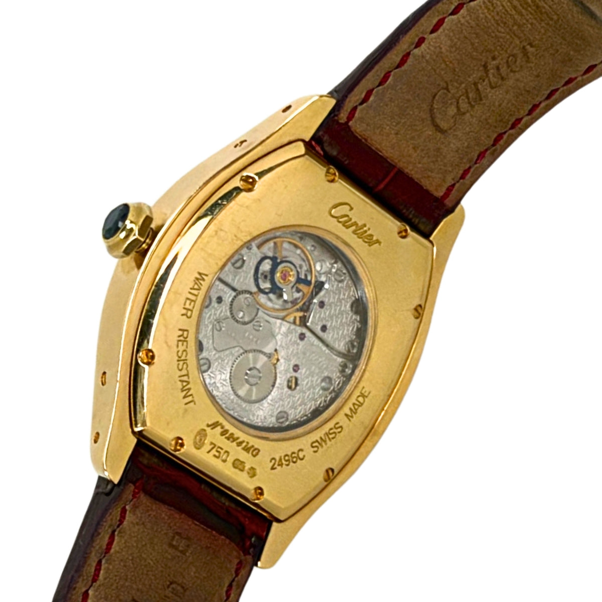 Tortue 18K Yellow Gold Silver Dial 2496C