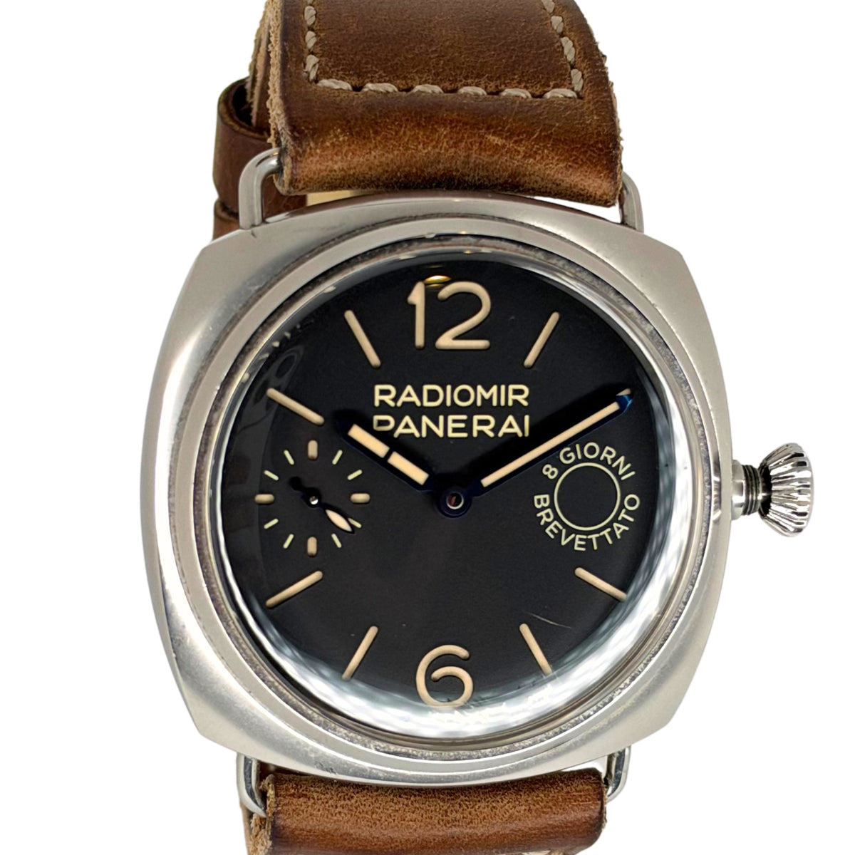 Radiomir 8 Days 45mm Stainless Steel Black Dial PAM00992