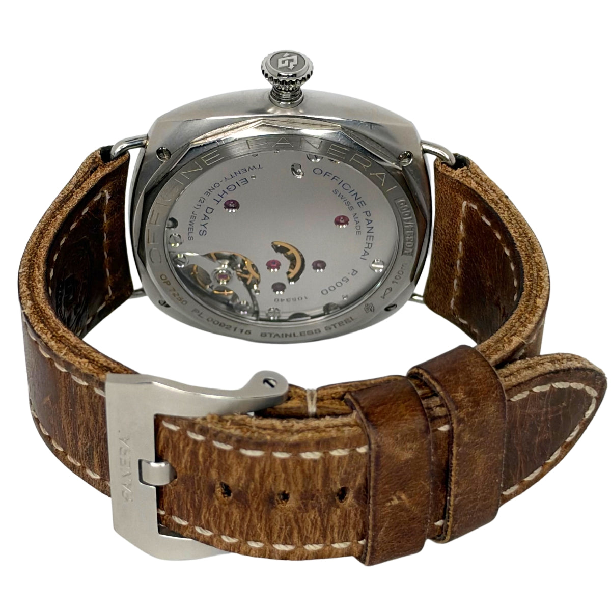 Radiomir 8 Days 45mm Stainless Steel Black Dial PAM00992