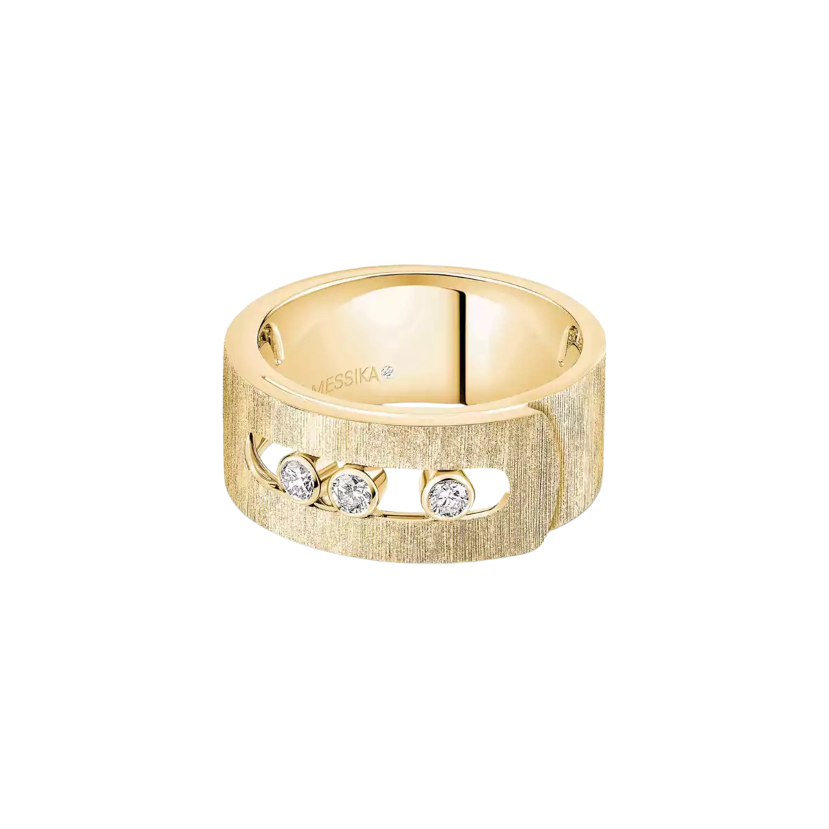 18K Yellow Gold Move Noa Ciselé Ring