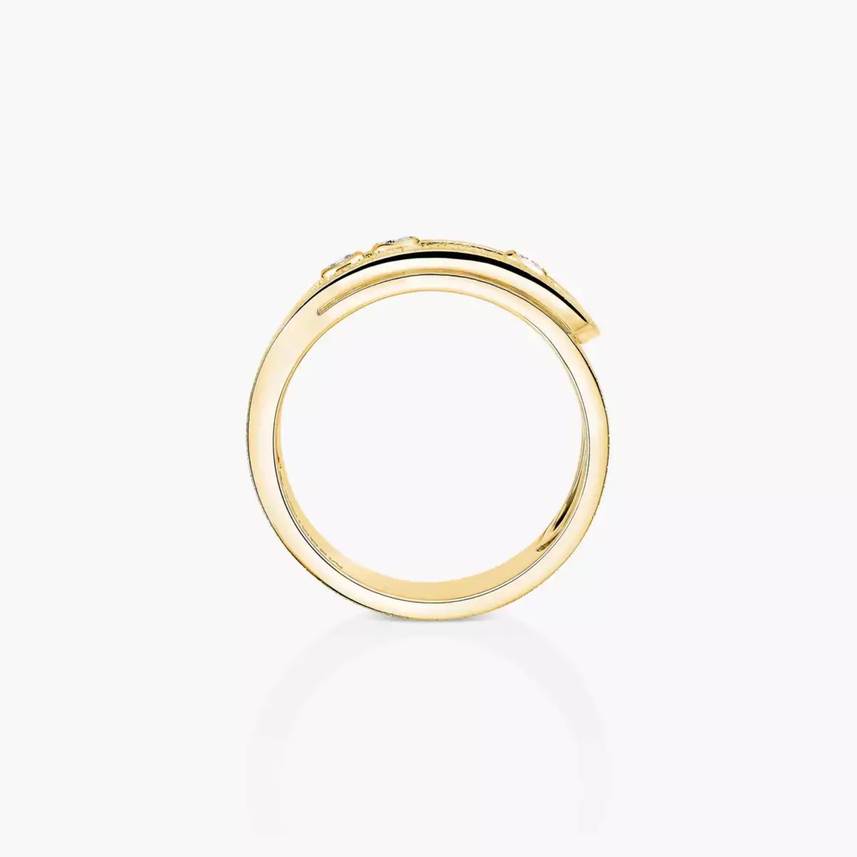 18K Yellow Gold Move Noa Ciselé Ring