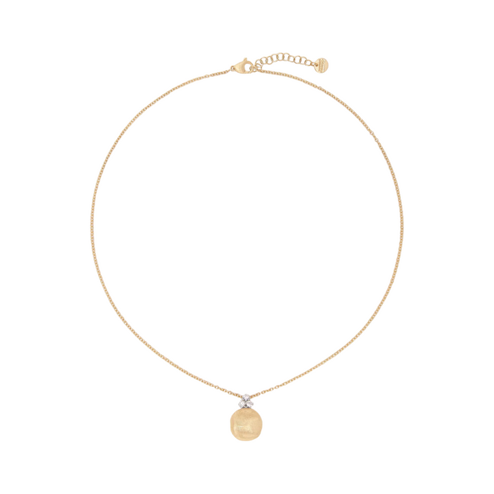 Marco Bicego - Africa 18K Yellow Gold Pendant Necklace With Diamonds | Manfredi Jewels